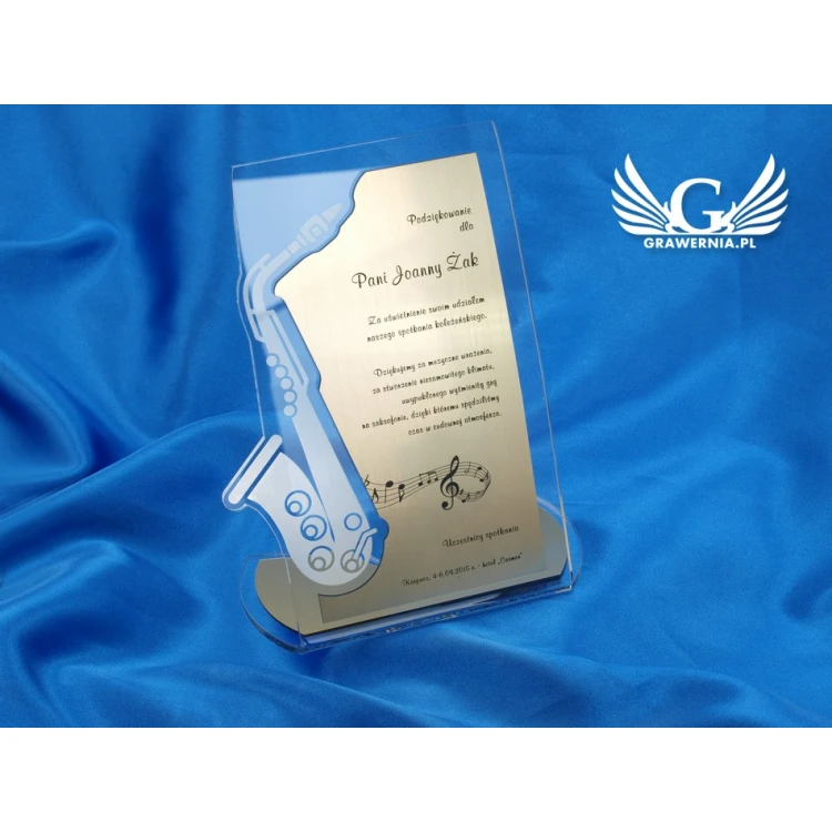 Acrylic Trophy - model DTA20 - height 21 cm
