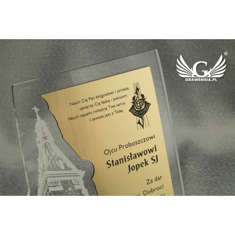 Acrylic Trophy - model DTA20 - height 21 cm