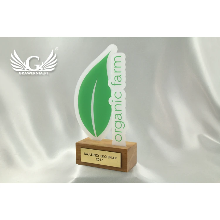Acrylic Trophy - NATURE - model DTA38 - height 21.5cm - UV print