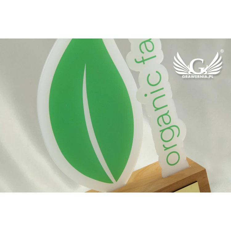 Acrylic Trophy - NATURE - model DTA38 - height 21.5cm - UV print