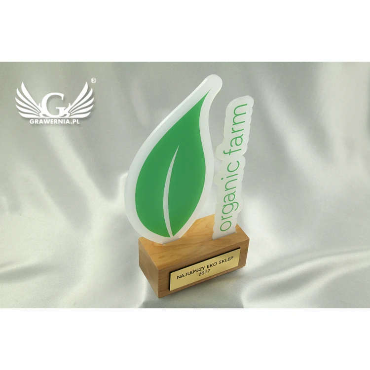 Acrylic Trophy - NATURE - model DTA38 - height 21.5cm - UV print