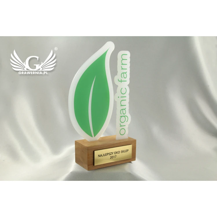 Acrylic Trophy - NATURE - model DTA38 - height 21.5cm - UV print
