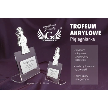 Acrylic Trophy NURSE model DTA25