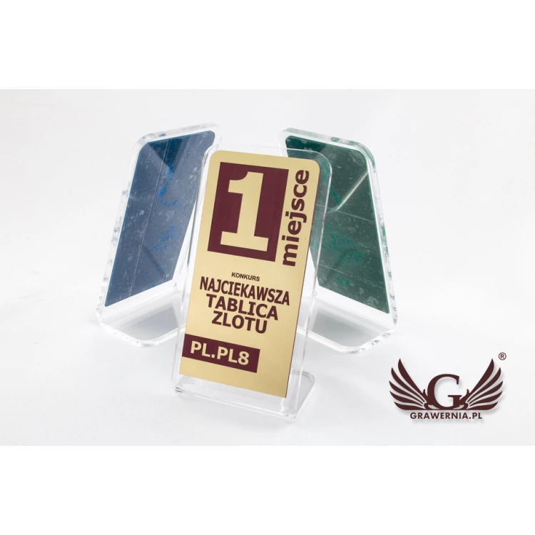 Acrylic Trophy - SIMPLE STAND - model DTA53