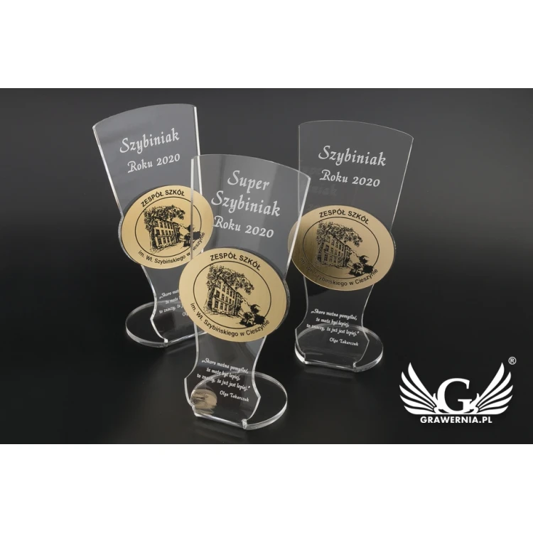 Acrylic Trophy - STUDENT - model DTA65