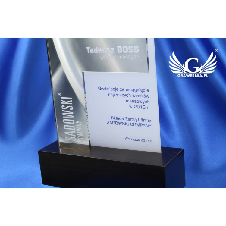 Business Trophy - CROSS - model DTA42 - height 24cm