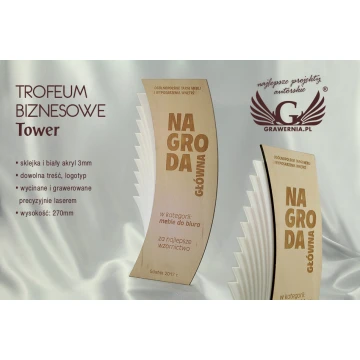 Business Trophy - TOWER - model DTA37 - height 27cm