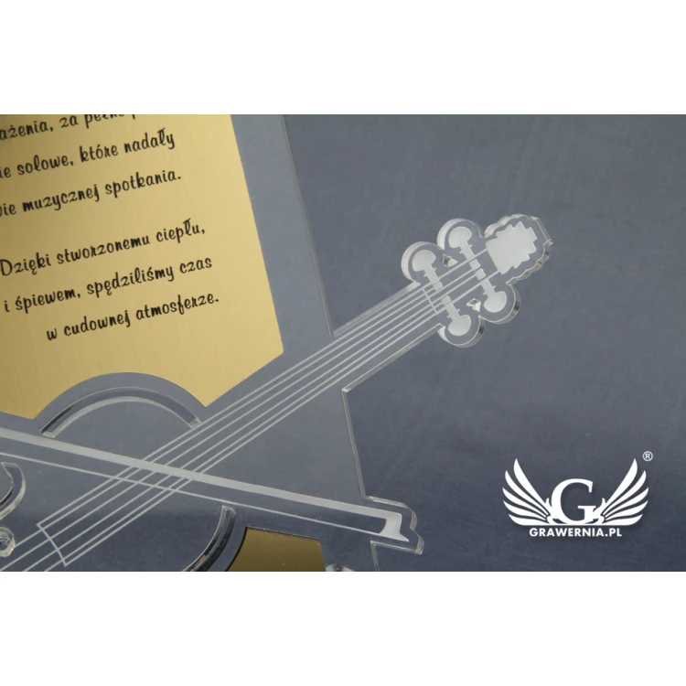 TROPHY FOR MUSICIAN - according to individual design - model DTA11