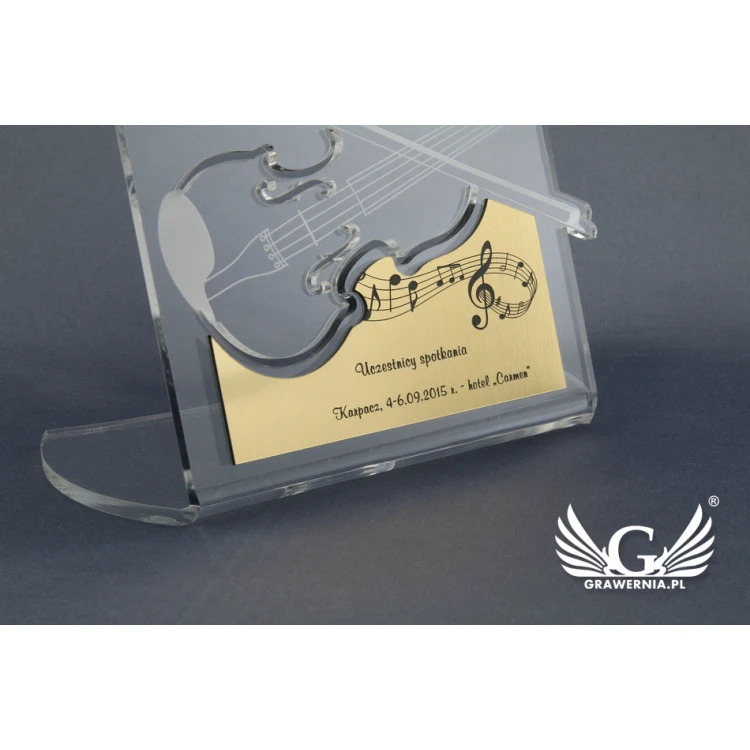 TROPHY FOR MUSICIAN - according to individual design - model DTA11