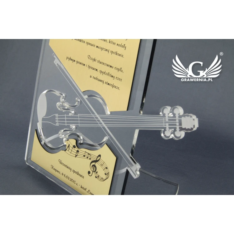 TROPHY FOR MUSICIAN - according to individual design - model DTA11