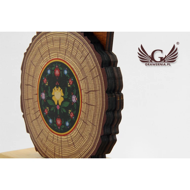 Wooden Trophy - FOLK - model DTA46 - height 21.5cm