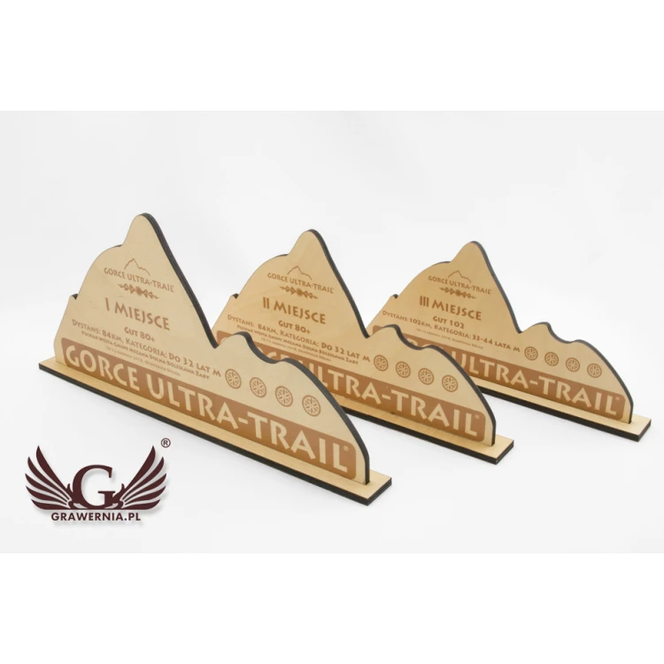 Wooden Statuette - Mountain Trail - model DTA62