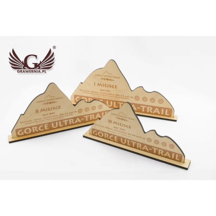 Wooden Statuette - Mountain Trail - model DTA62