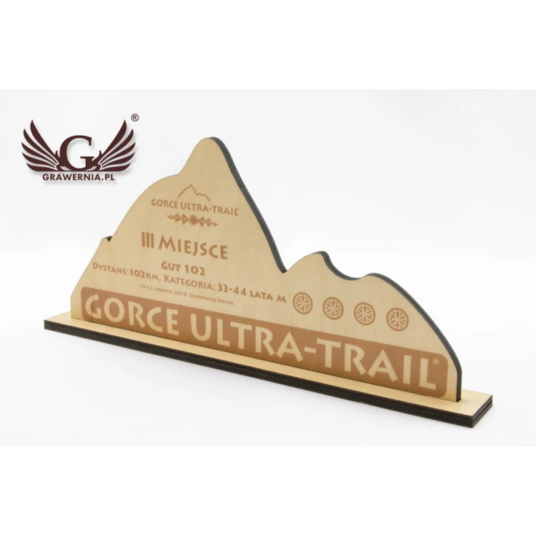 Wooden Statuette - Mountain Trail - model DTA62