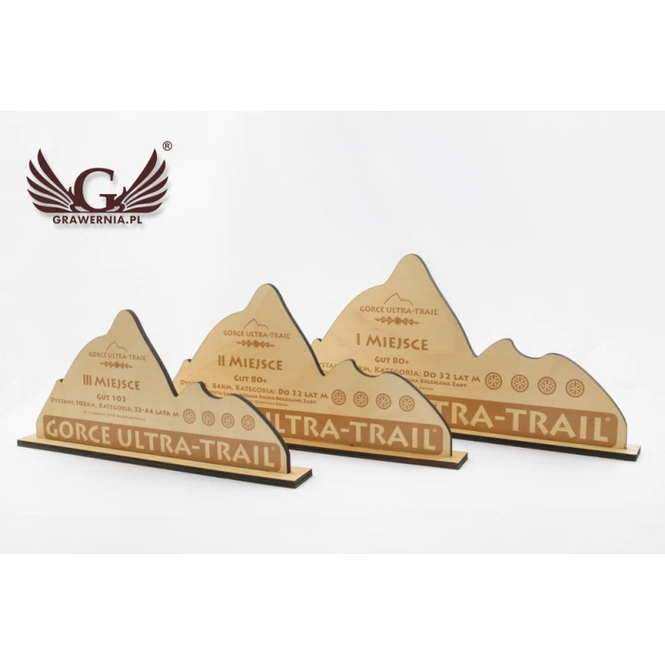 Wooden Statuette - Mountain Trail - model DTA62