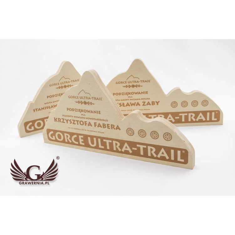 Wooden Statuette - Mountain Trail 2 - model DTA55