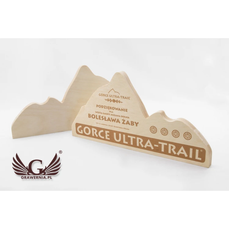 Wooden Statuette - Mountain Trail 2 - model DTA55