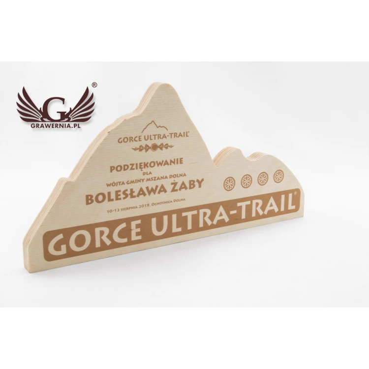 Wooden Statuette - Mountain Trail 2 - model DTA55