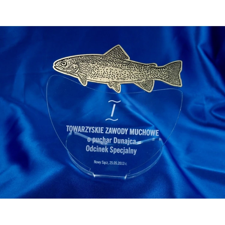 TROPHY FOR FLY FISHING COMPETITION - TROUT - model DTA9