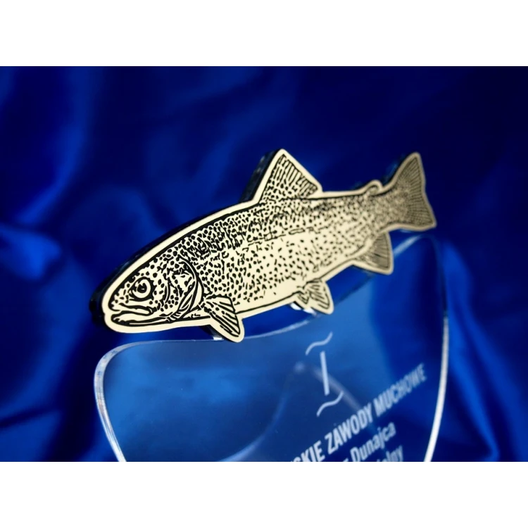 TROPHY FOR FLY FISHING COMPETITION - TROUT - model DTA9