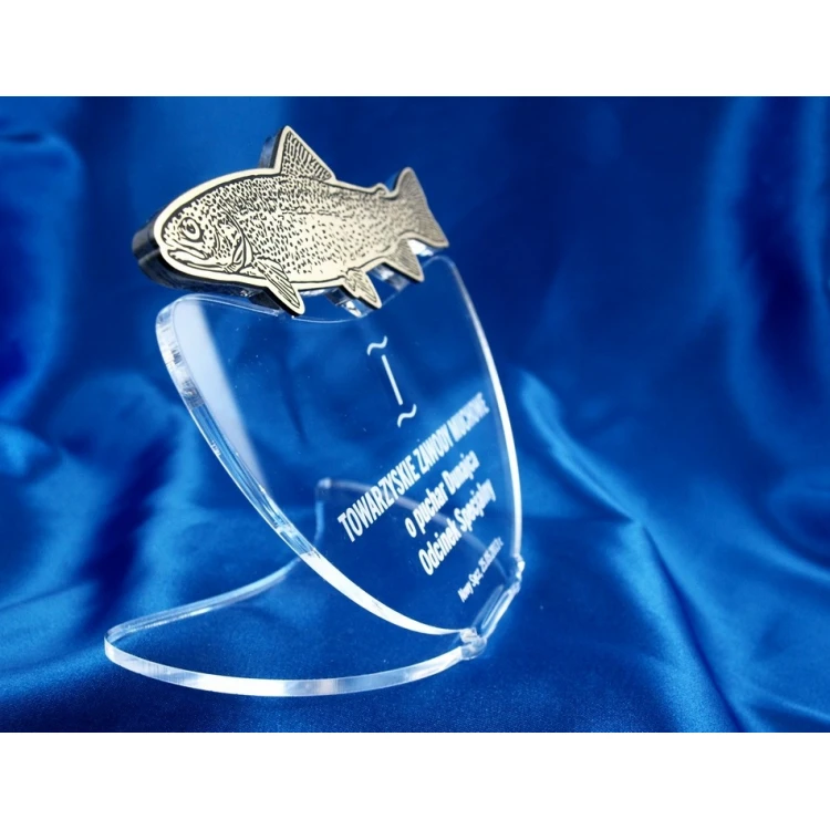 TROPHY FOR FLY FISHING COMPETITION - TROUT - model DTA9