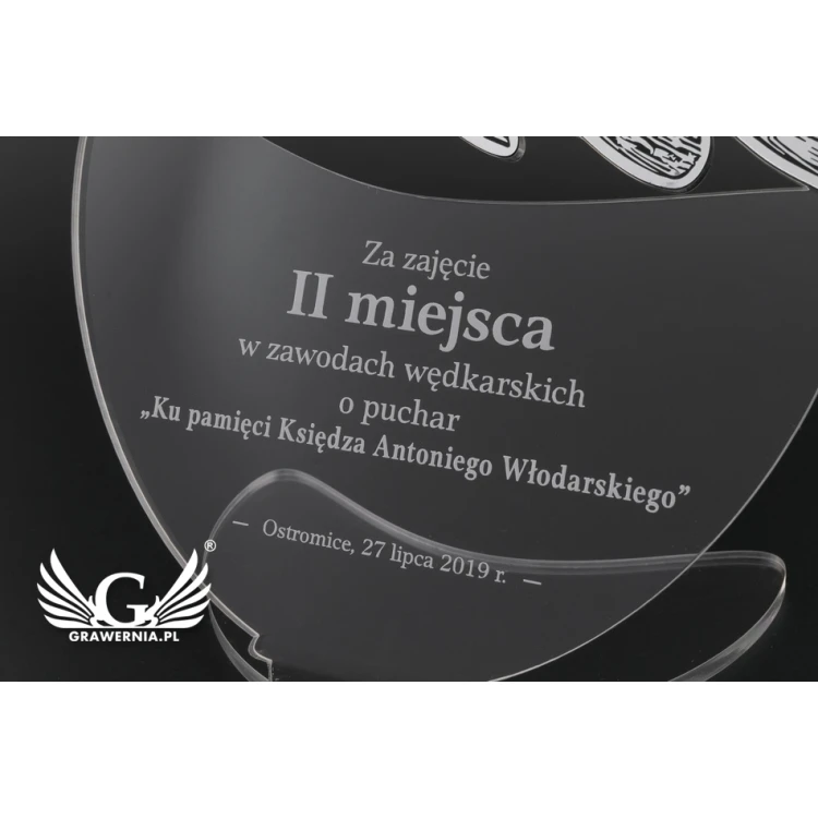TROPHY FOR SPINNING FISHING COMPETITION - PIKE - model DTA10
