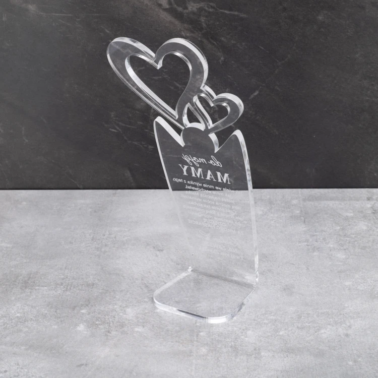 TROPHY HEART - gift for mom - model MTA5