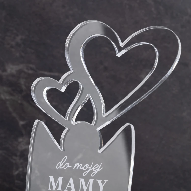 TROPHY HEART - gift for mom - model MTA5