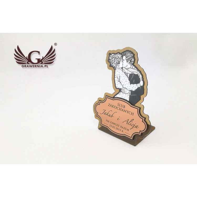 Acrylic Trophy - Wedding, Anniversary - Model DTA30