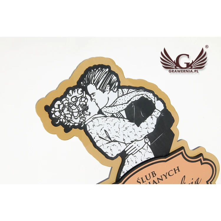 Acrylic Trophy - Wedding, Anniversary - Model DTA30