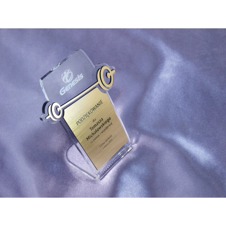 Acrylic Trophy Sport - model DTA16 - height 15 cm
