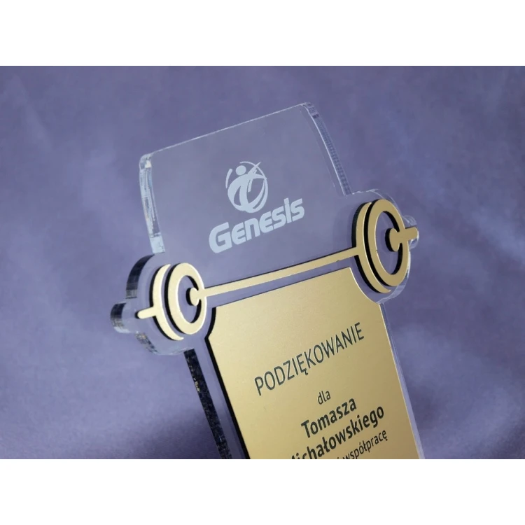 Acrylic Trophy Sport - model DTA16 - height 15 cm