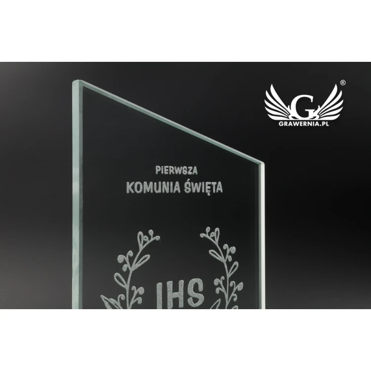 CULTI 2 Glass Trophy - First Holy Communion Souvenir - TSZ061