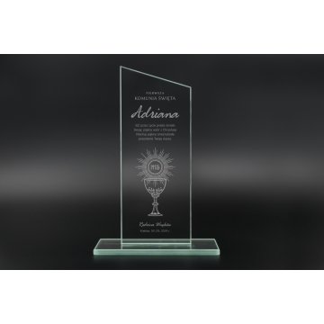 CULTI 2 Glass Trophy - First Holy Communion Souvenir - TSZ060