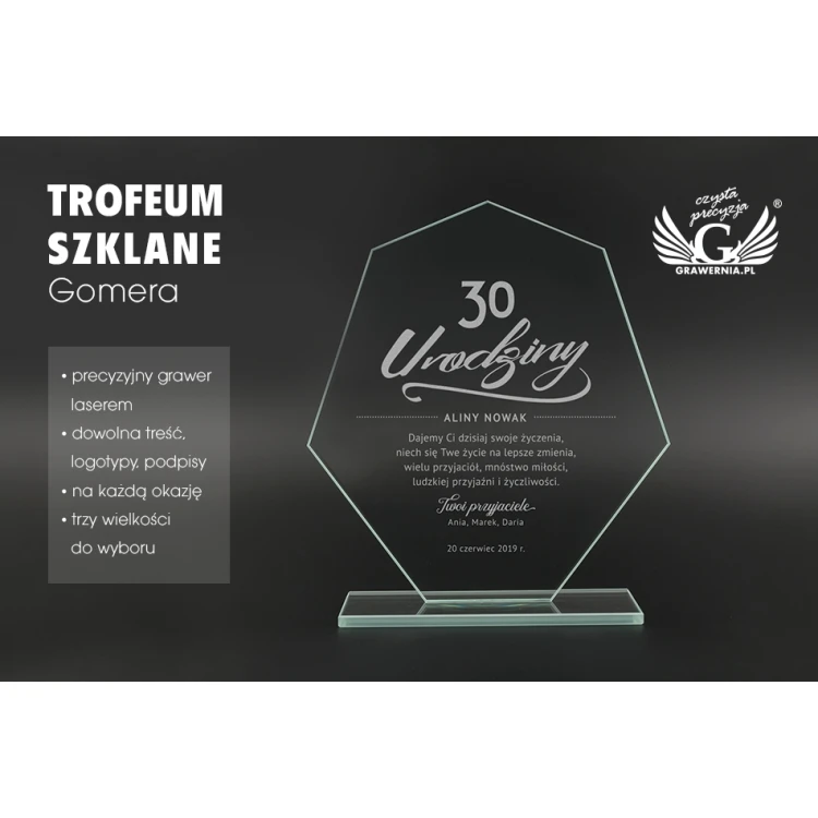 Glass Trophy - Gomera - TSZ087