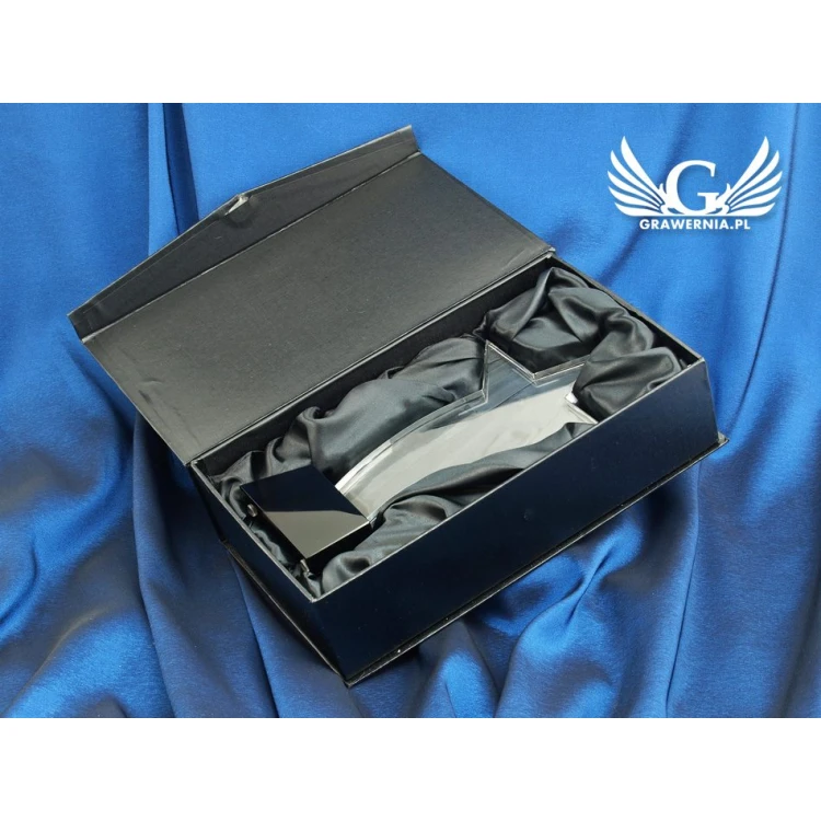 Glass Trophy in Case - STAR
