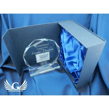 Glass Trophy - KALIPSO BIG with Photo