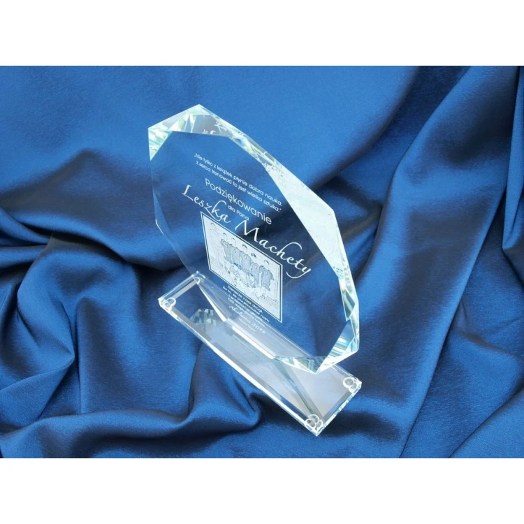 Glass Trophy - KALIPSO BIG with Photo