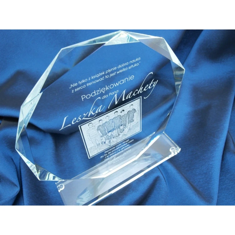 Glass Trophy - KALIPSO BIG with Photo