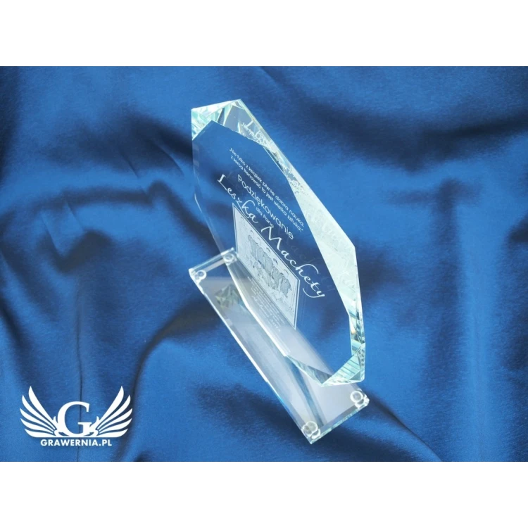 Glass Trophy - KALIPSO BIG with Photo