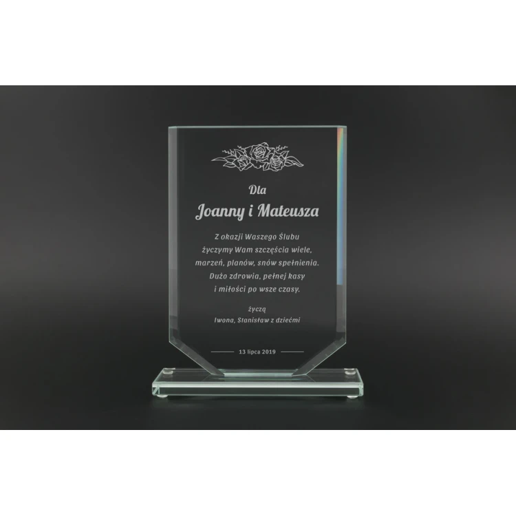 Glass Trophy - King - TSZ088