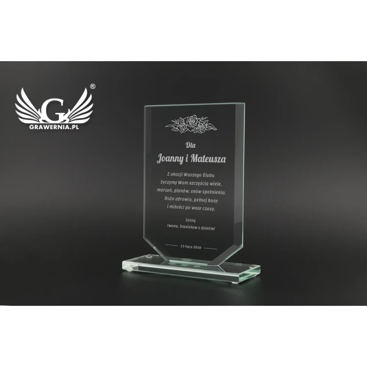 Glass Trophy - King - TSZ088