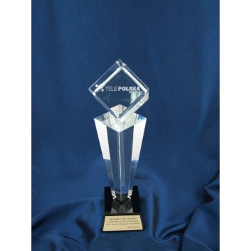 Glass Trophy in Case - CEZAR
