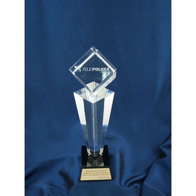 Glass Trophy in Case - CEZAR