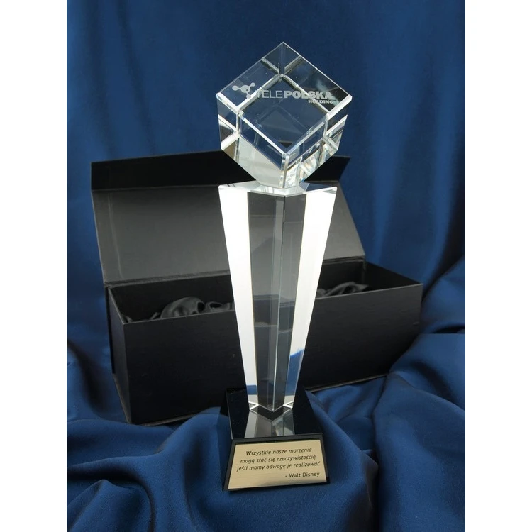 Glass Trophy in Case - CEZAR