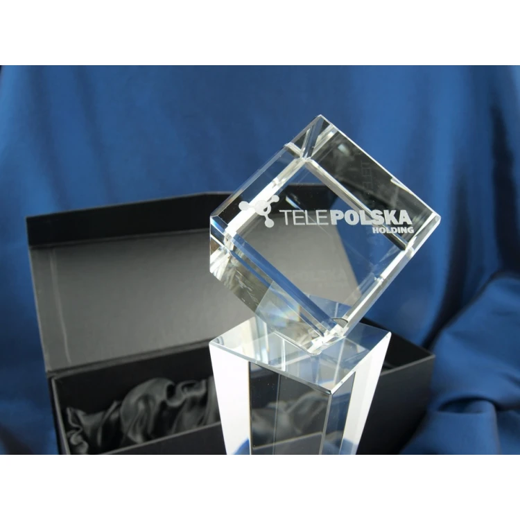 Glass Trophy in Case - CEZAR