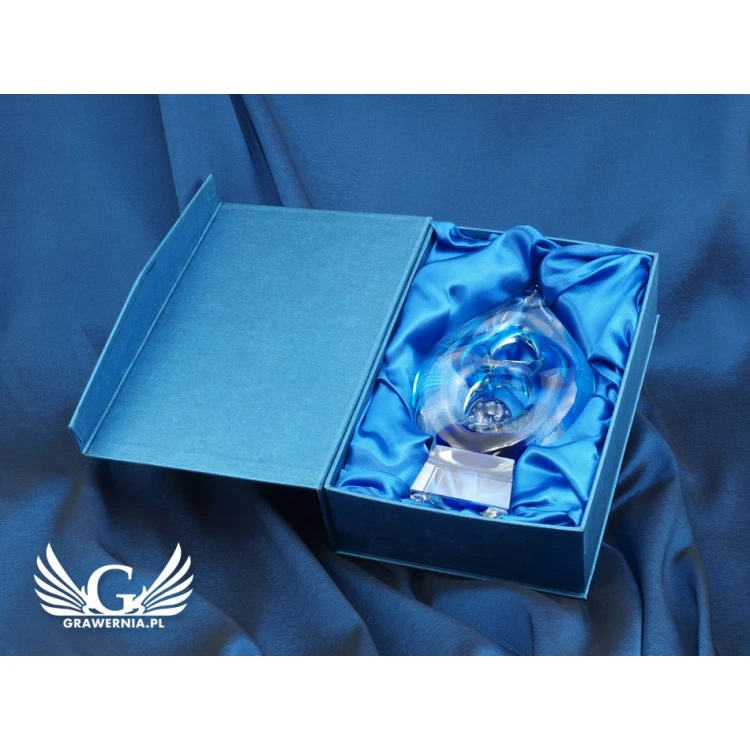 Glass Trophy in Case - LAGUNA
