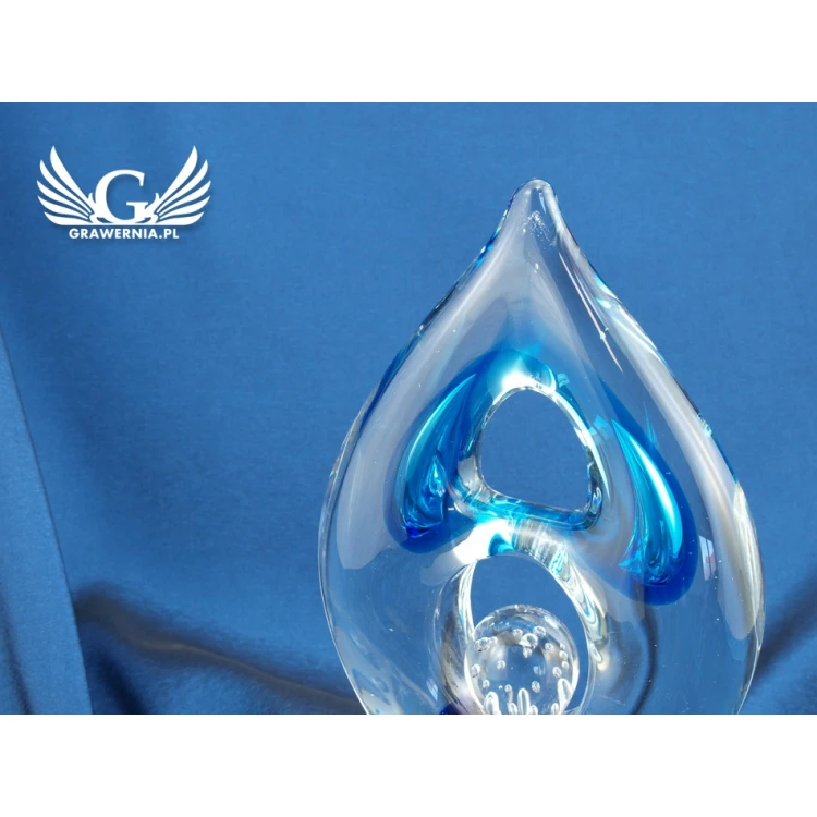 Glass Trophy in Case - LAGUNA