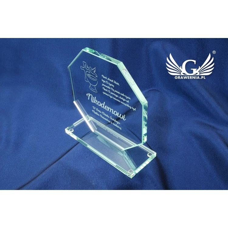 Glass Trophy - Merida Baptism Souvenir
