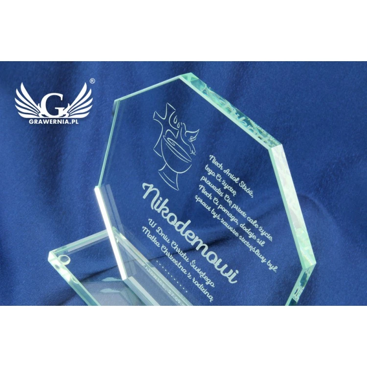 Glass Trophy - Merida Baptism Souvenir